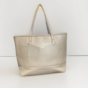 Anne Klein Elegant Cream Tote Bag
